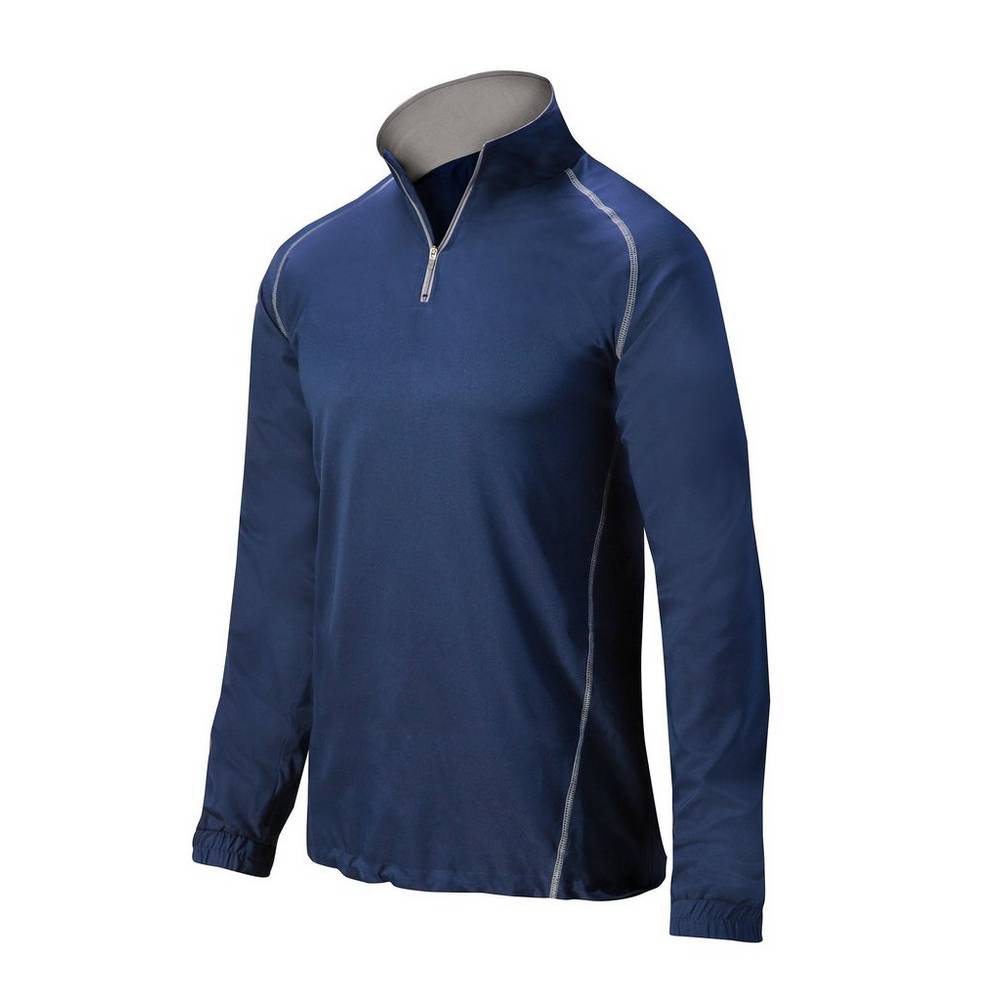 Chaqueta Mizuno Comp 1/4 Zip Batting Hombre Azul Marino Ofertas PMRS-73468